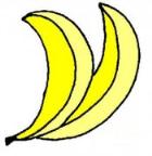 教你画彩色的香蕉简笔画