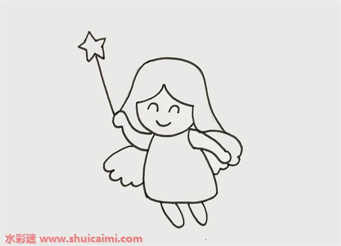 天使怎么画 天使简笔画图片大全