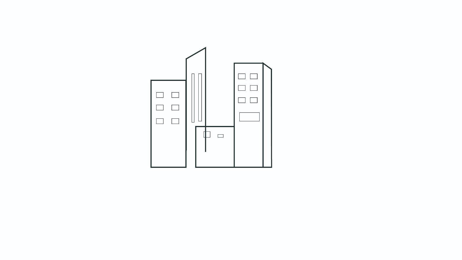 高楼大厦简笔画怎么画 高楼大厦简笔画简单又好看