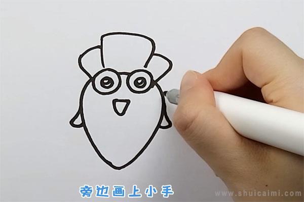 保卫萝卜简笔画怎么画 保卫萝卜简笔画简单