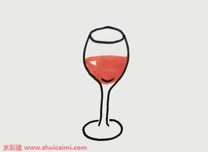 酒杯简笔画怎么画画法