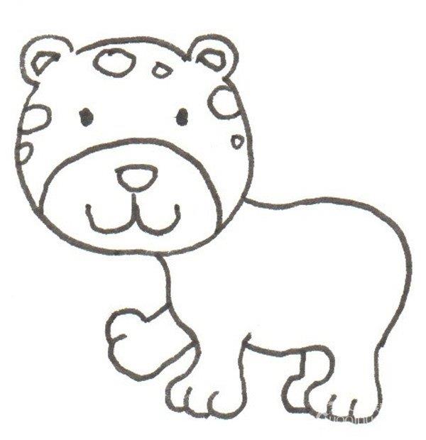 豹子的简笔画怎么画 豹子的简笔画简单