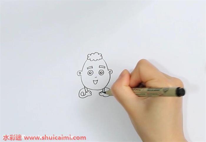 跳伞怎么画 跳伞简笔画简单彩色