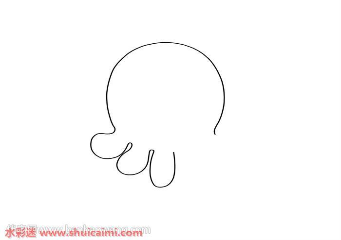 章鱼如何画 章鱼简笔画彩色