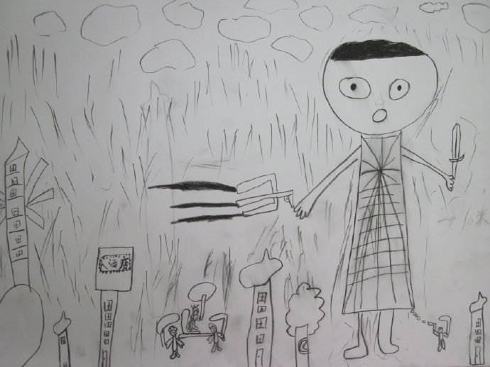 巨人简笔画 巨人简笔画图片大全