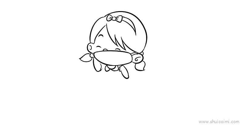 口罩儿童画怎么画 口罩简笔画简单