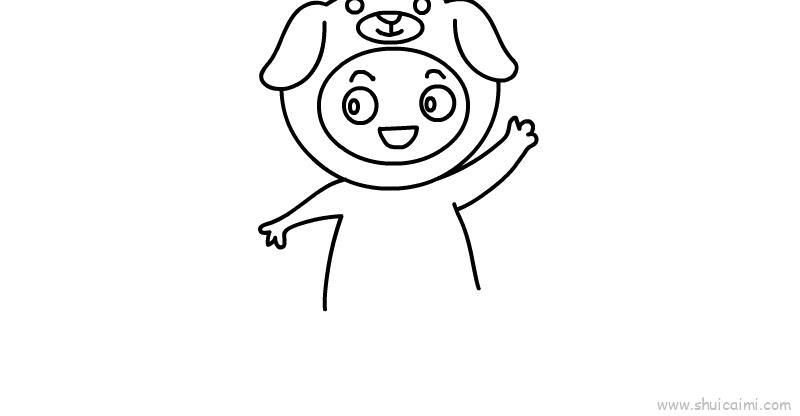 儿童节装扮儿童画怎么画 儿童节装扮简笔画画法