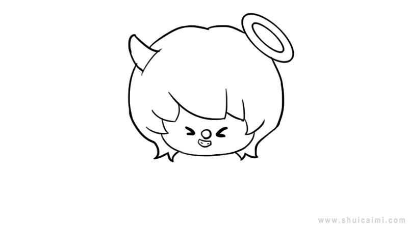 十二星座q版萌图双子座简笔画怎么画 十二星座q版萌图双子座简笔画简单又好看