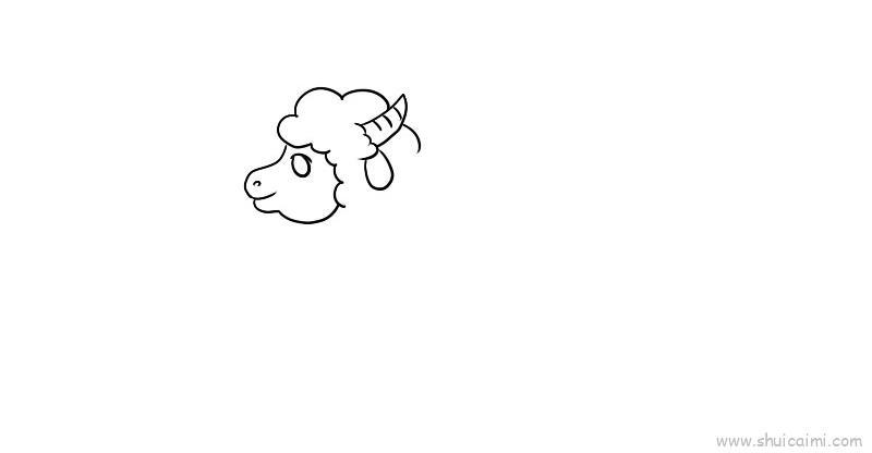 羊教程儿童画怎么画 羊教程简笔画步骤