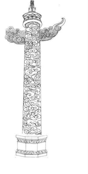 华表简笔画黑板报 华表怎么画简单又霸气