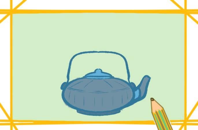 茶壶简笔画 茶壶简笔画彩色