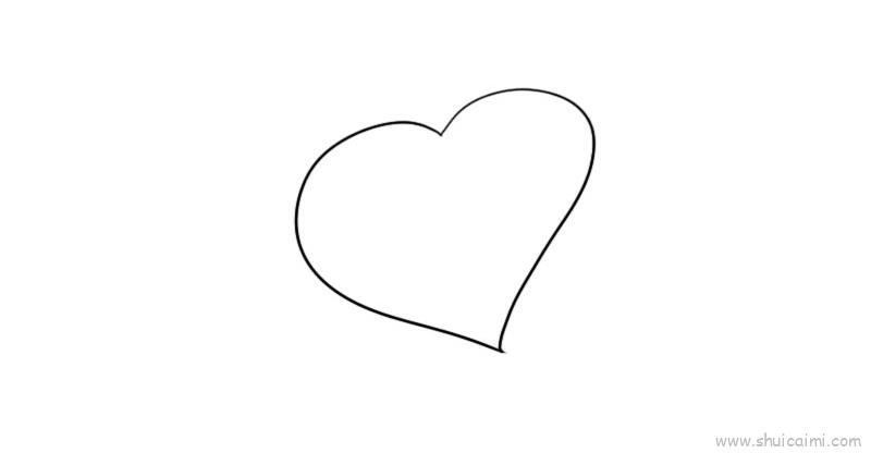 爱心儿童画怎么画 爱心简笔画好看
