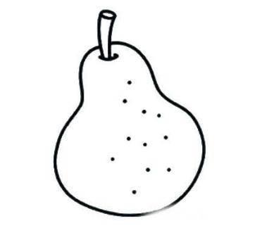 梨简笔画 梨简笔画怎么画