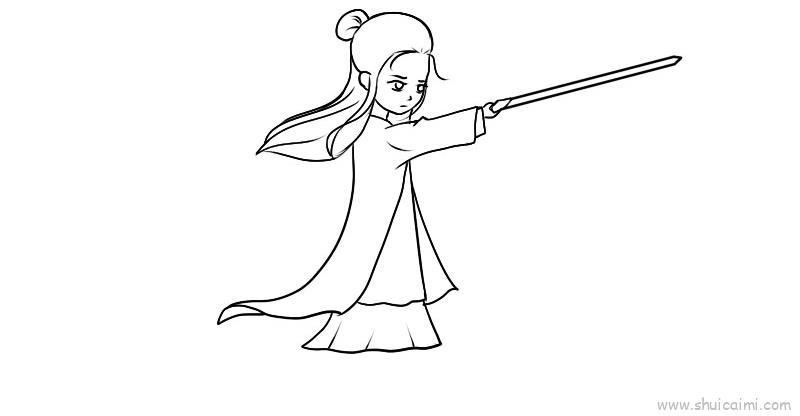 仙子儿童画怎么画 仙子简笔画步骤