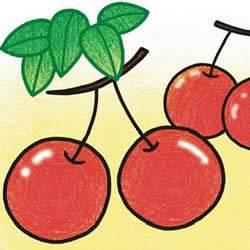 樱桃简笔画 樱桃简笔画简单