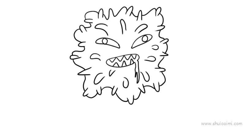 病毒教程儿童画怎么画 病毒教程简笔画图片大全