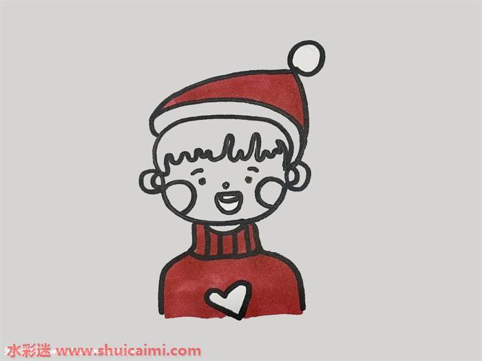 可爱的动漫男生简笔画简单教程