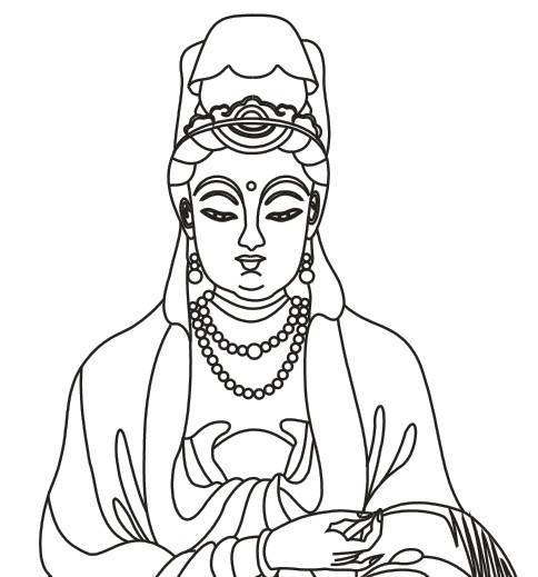观音菩萨怎么画简笔画 观音菩萨怎么画简笔画真相