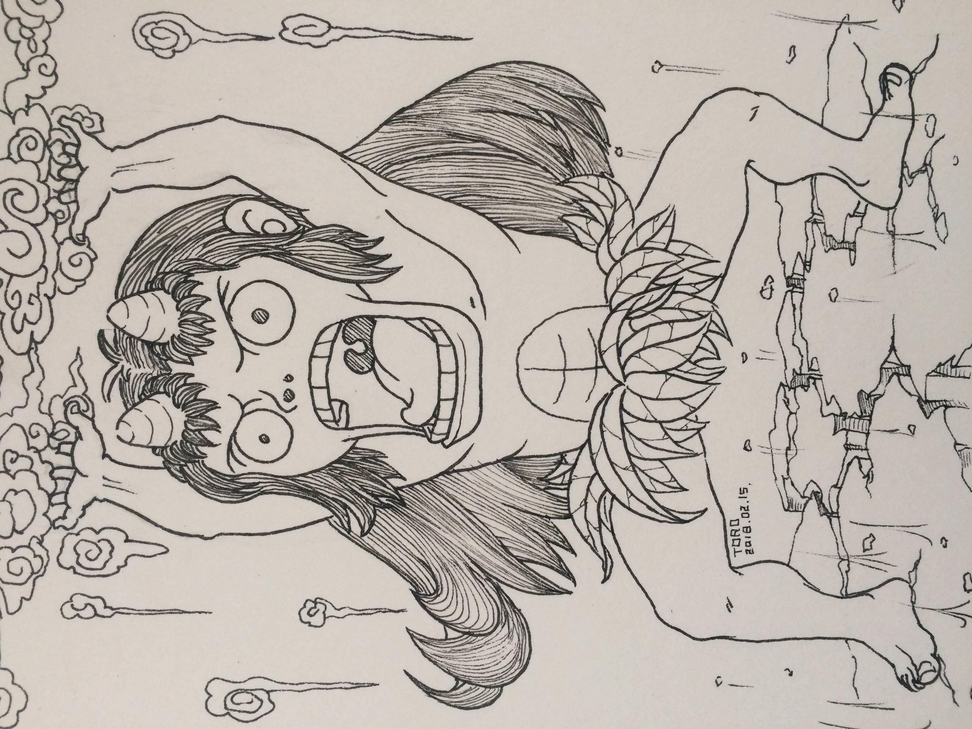 伏羲儿童简笔画 伏羲儿童简笔画图片大全