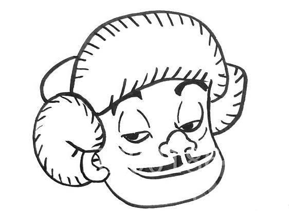 光头强简笔画 光头强简笔画图片大全