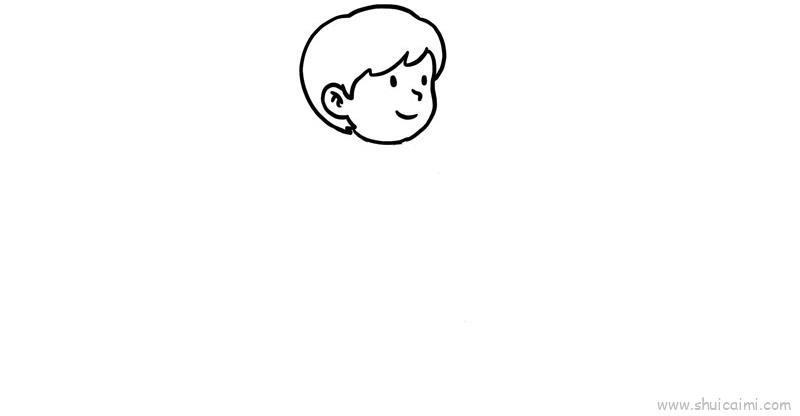 坐着儿童画怎么画 坐着简笔画好看