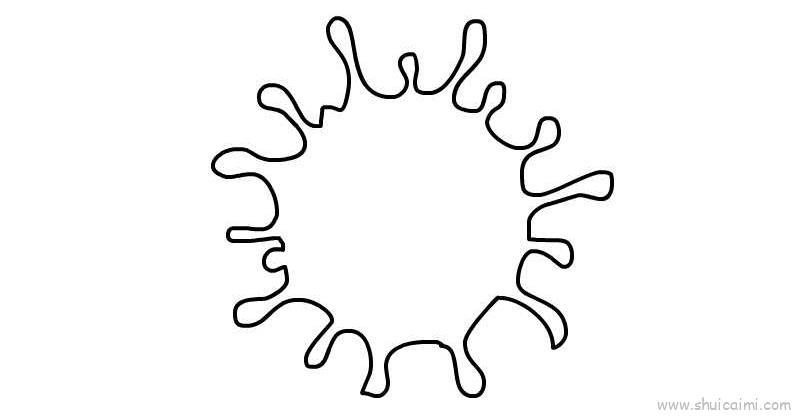 新型冠状病毒教程儿童画怎么画 新型冠状病毒教程简笔画画法