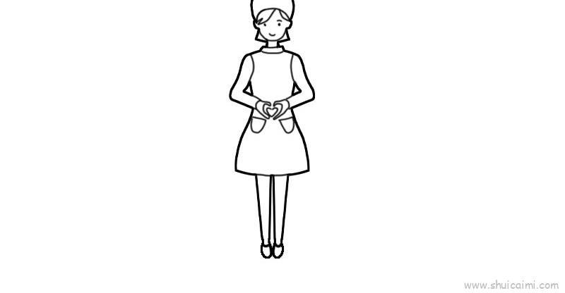 白衣天使加油儿童画怎么画 白衣天使加油简笔画步骤教程