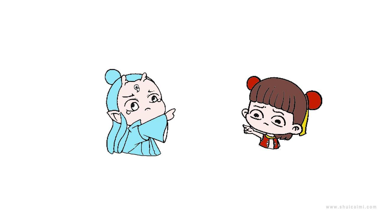 哪吒和敖丙简笔画怎么画 哪吒和敖丙简笔画画法