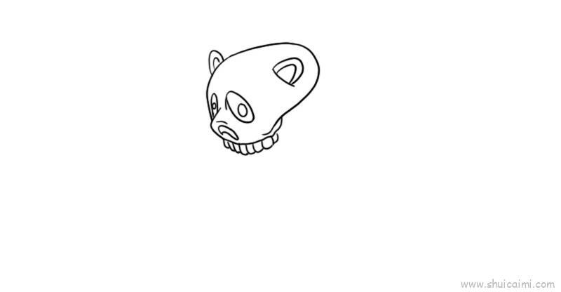 鬼怪人物儿童画怎么画 鬼怪人物简笔画图片