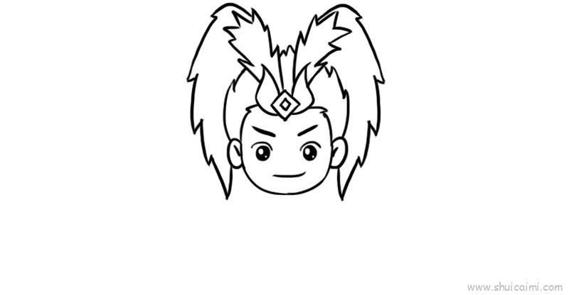 王者荣耀儿童画怎么画 王者荣耀简笔画图片