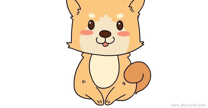 狗儿童画怎么画 狗简笔画图片大全