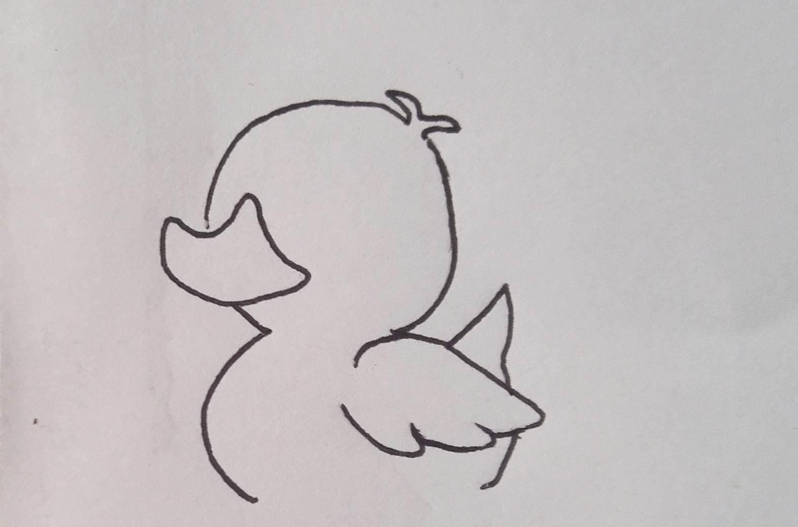 鸭子简笔画图片大全可爱 鸭子简笔画图片大全可爱带颜色