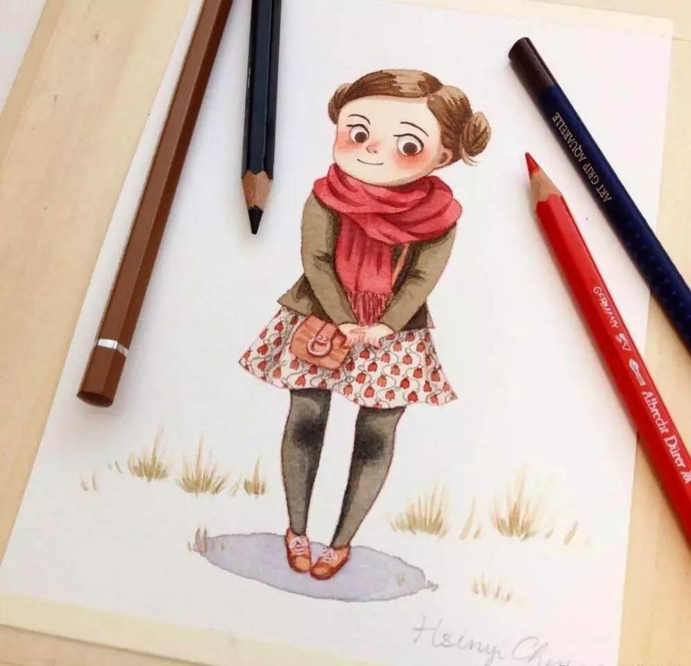 少女心爆棚的简笔画 少女心爆棚的简笔画动漫