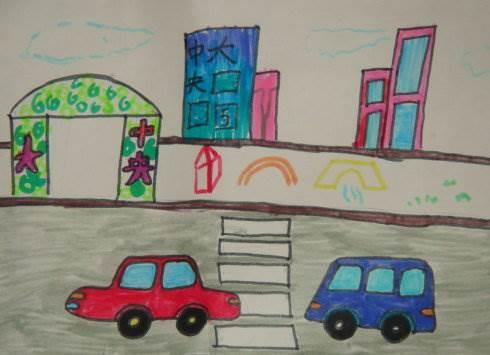 马路简笔画 马路简笔画怎么画