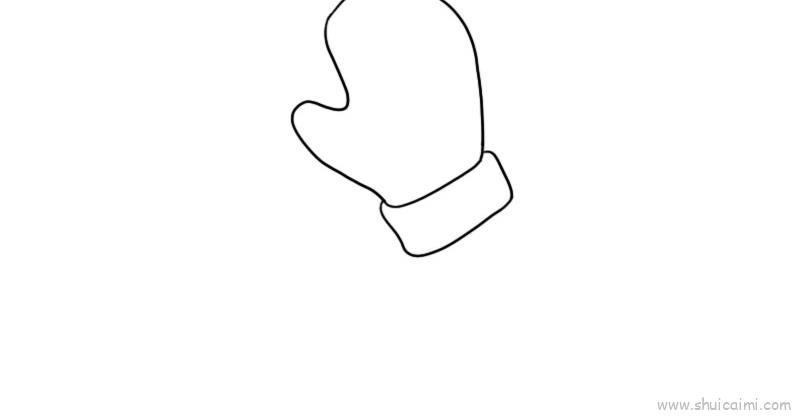 手套儿童画怎么画 手套简笔画画法