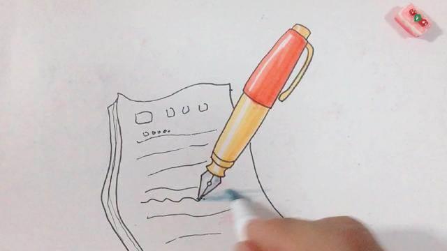 钢笔简笔画 钢笔简笔画怎么画图片大全