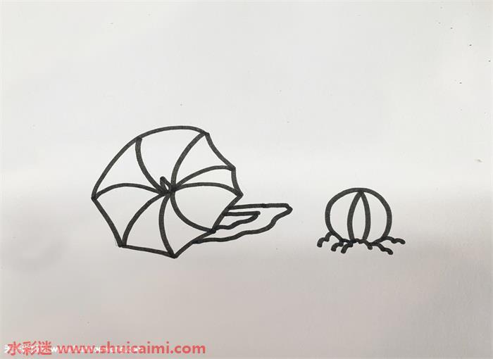 夏天怎么画 夏天简笔画彩色