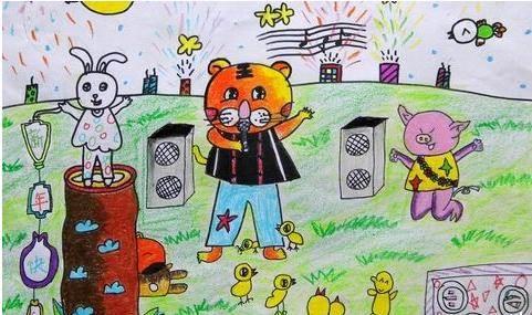 放学简笔画动物素材 放学简笔画动物图片