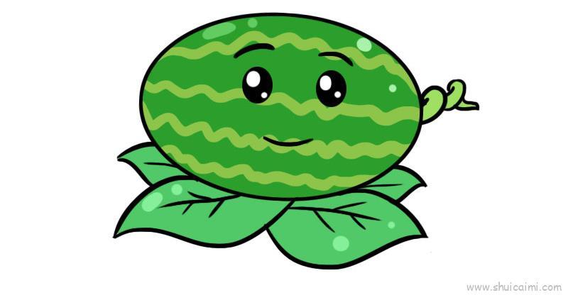 西瓜投手儿童画怎么画 西瓜投手简笔画简单又好看