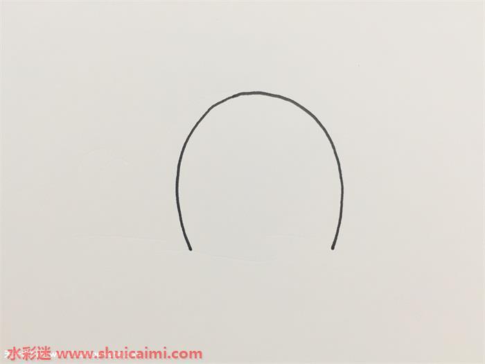 日月贝怎么画 日月贝简笔画彩色