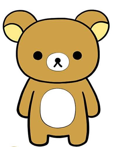简笔画熊 简笔画熊的画法最简单