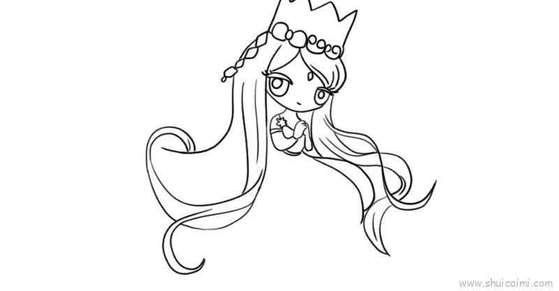 叶罗丽冰公主儿童画怎么画 叶罗丽冰公主简笔画简单又好看