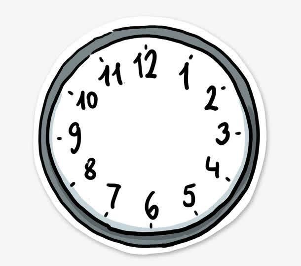 时钟简笔画 时钟简笔画可爱画法