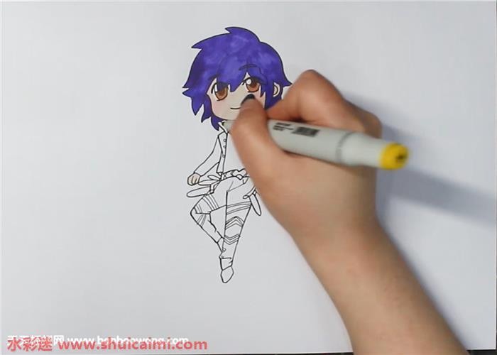 斗罗大陆唐三怎么画 斗罗大陆唐三简笔画图片