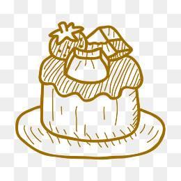 蒸糕简笔画简单 蒸糕的简笔画