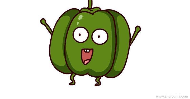 圆辣椒儿童画怎么画 圆辣椒简笔画简单又好看