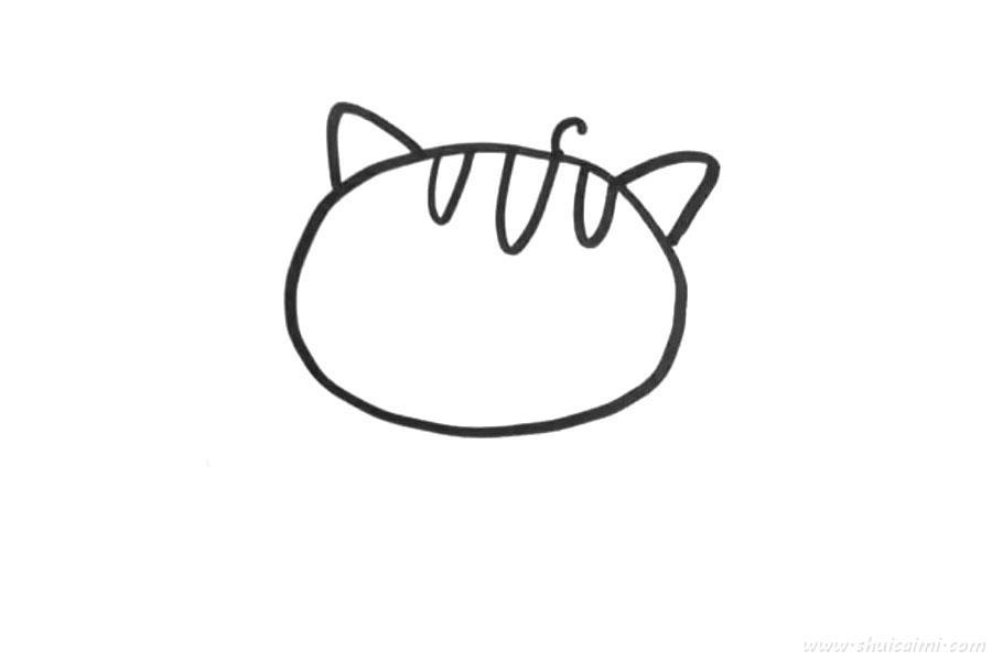 小猫怎么画 小猫简笔画步骤图
