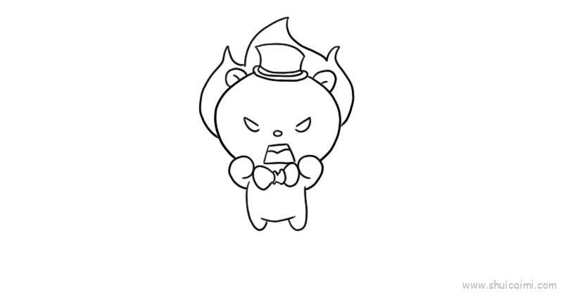 生气表情儿童画怎么画 生气表情简笔画好看