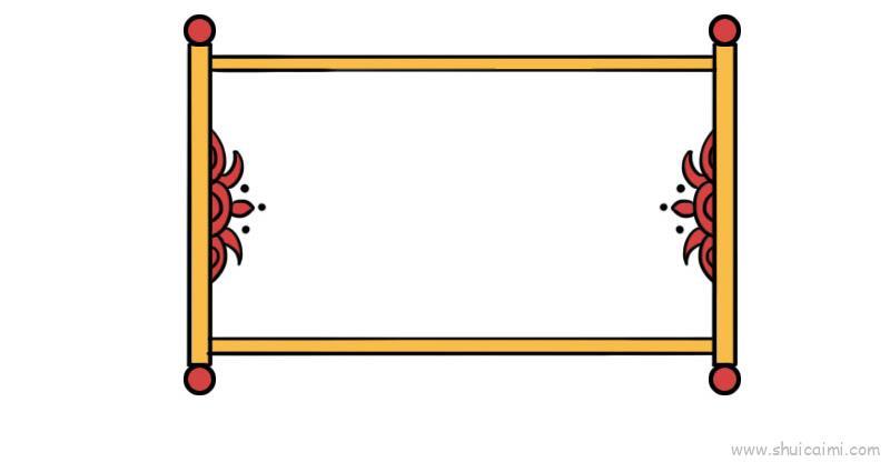 手账花边古风儿童画怎么画 手账花边古风简笔画画法