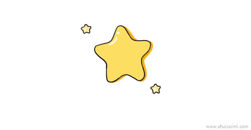 五角星儿童画怎么画 五角星简笔画顺序